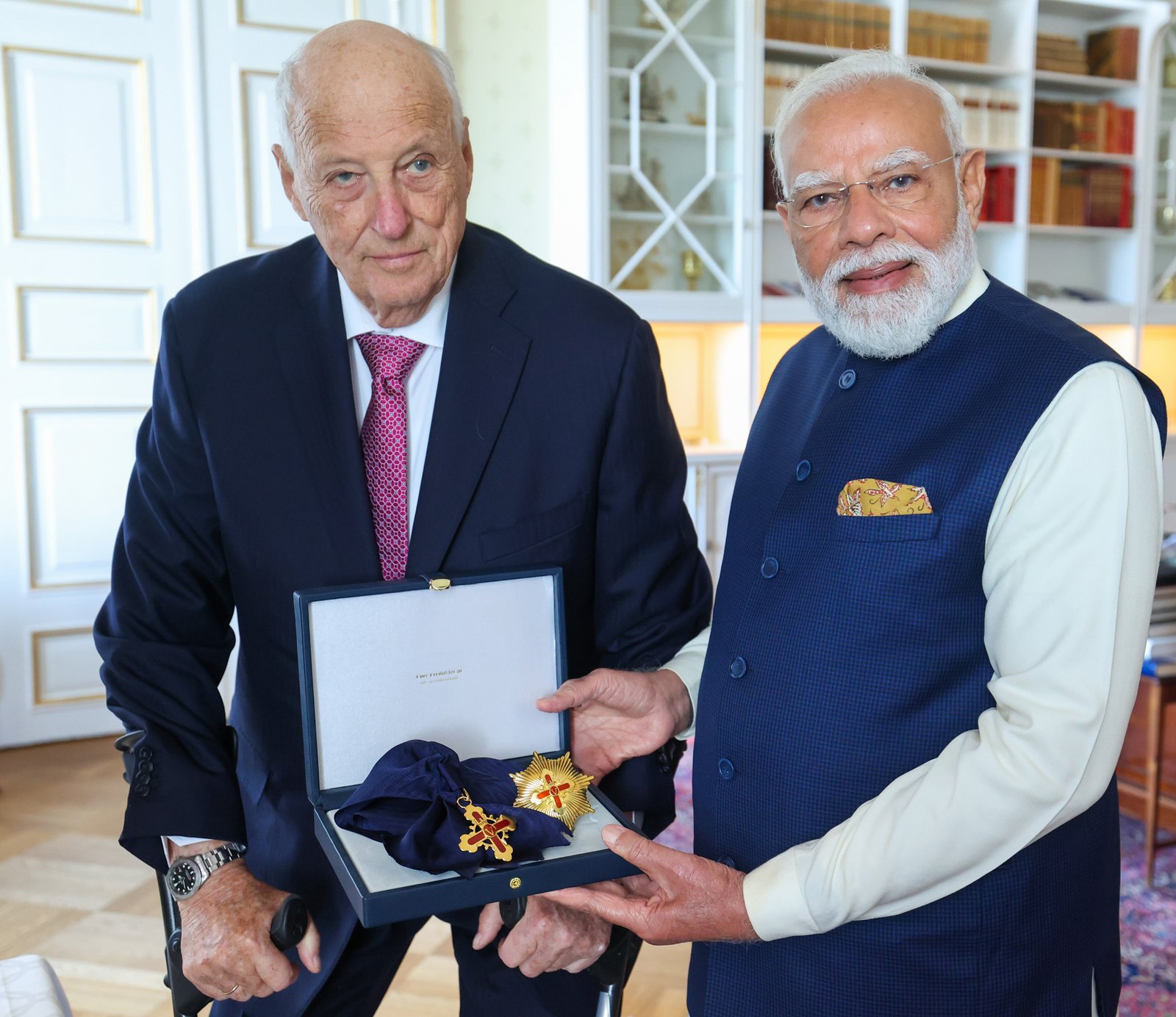 PM Honoured with Norway’s Grand Cross of the Royal Order of Merit